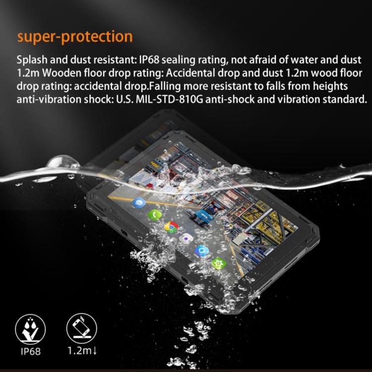 CENAVA A88ST IP68 Rugged Tablet PC, 4GB+64GB, 8 inch Android 11 MTK6771 Octa Core, 4G Network, EU Plug, A88ST
