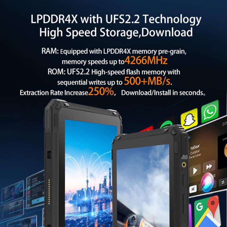 CENAVA A88ST IP68 Rugged Tablet PC, 4GB+64GB, 8 inch Android 11 MTK6771 Octa Core, 4G Network, EU Plug, A88ST