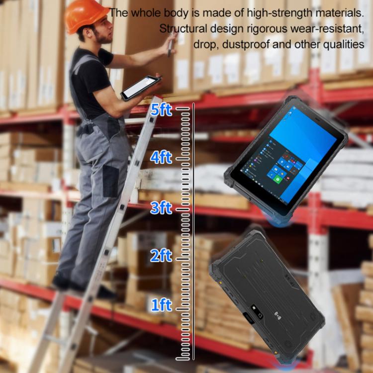 CENAVA W10Y IP68 Rugged Tablet PC, 8GB+128GB, 10.1 inch Windows 11 Intel Core i5-10210Y Quad Core, EU Plug, W10Y