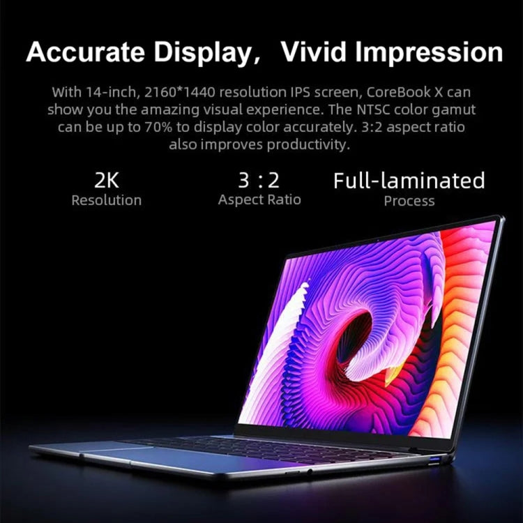 CHUWI CoreBook X Laptop, 14 Pulgadas, Intel i5, 8GB+512GB