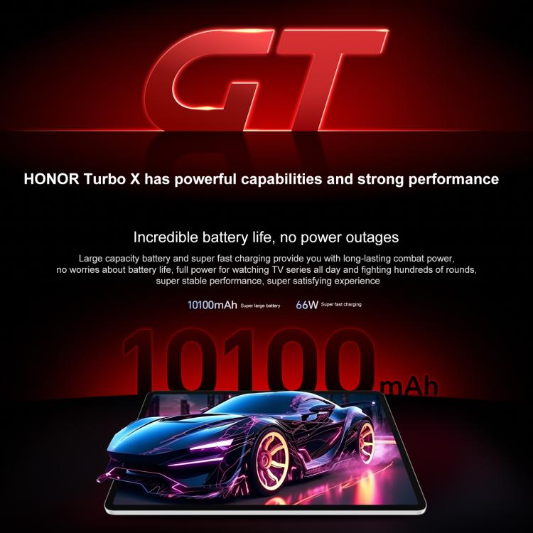 Honor Pad GT WiFi Tablet PC, 11.5 inch 8GB+128GB MagicOS 9.0 Dimensity 8350 Ultra Octa Core, 8GB+128GB