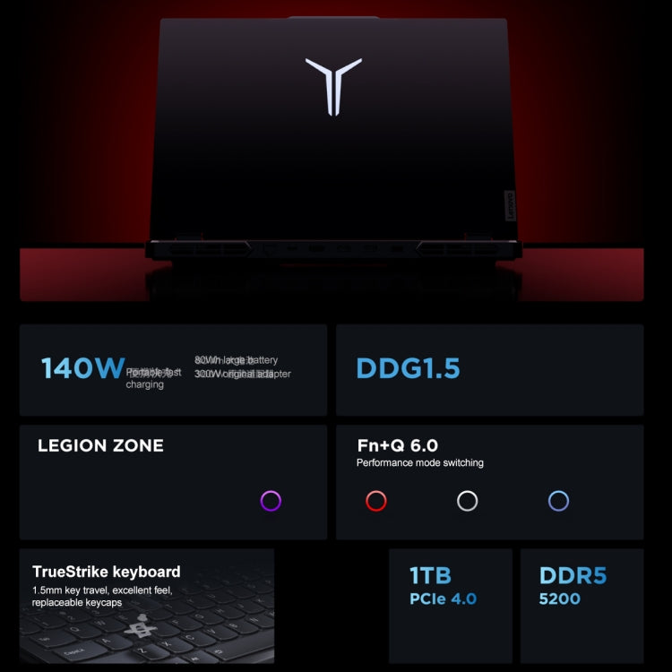 Lenovo Legion Y9000P 2024 Laptop 16GB+1TB Ryzen 9 7945HX by Lenovo