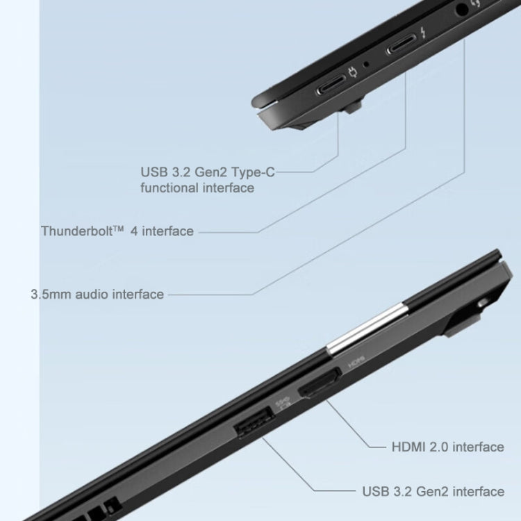 Laptop Lenovo ThinkPad T14p, 14 Pulgadas, i5-13500H, 32GB+1TB, Windows 11 Home