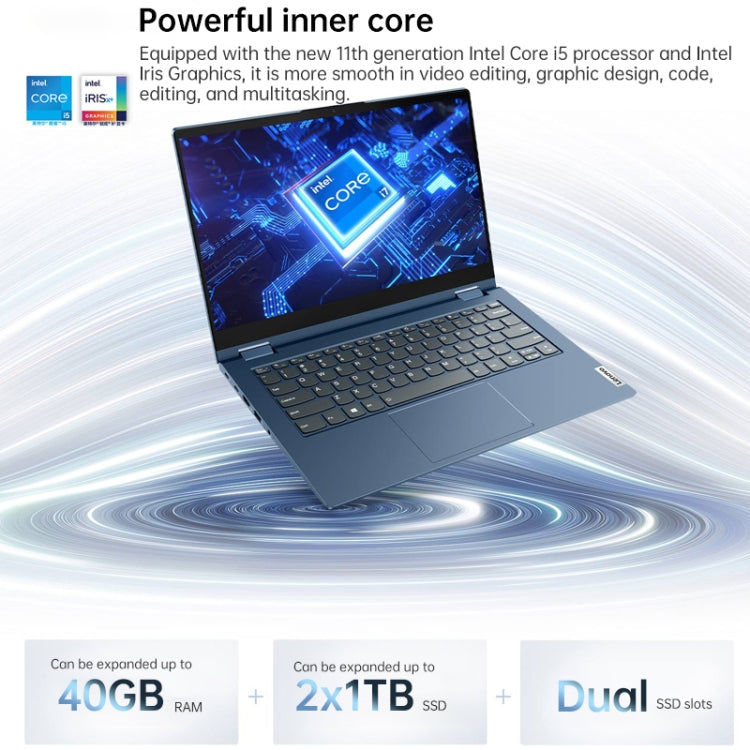 Lenovo ThinkBook 14s Yoga 1JCD I5-1135G7 16GB+512GB Táctil WiFi6 by Lenovo