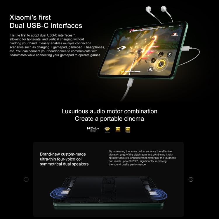 Xiaomi REDMI K Pad 8.8 Pulgadas 16GB+512GB MediaTek Dimensity 9400 Pantalla 3K 165Hz