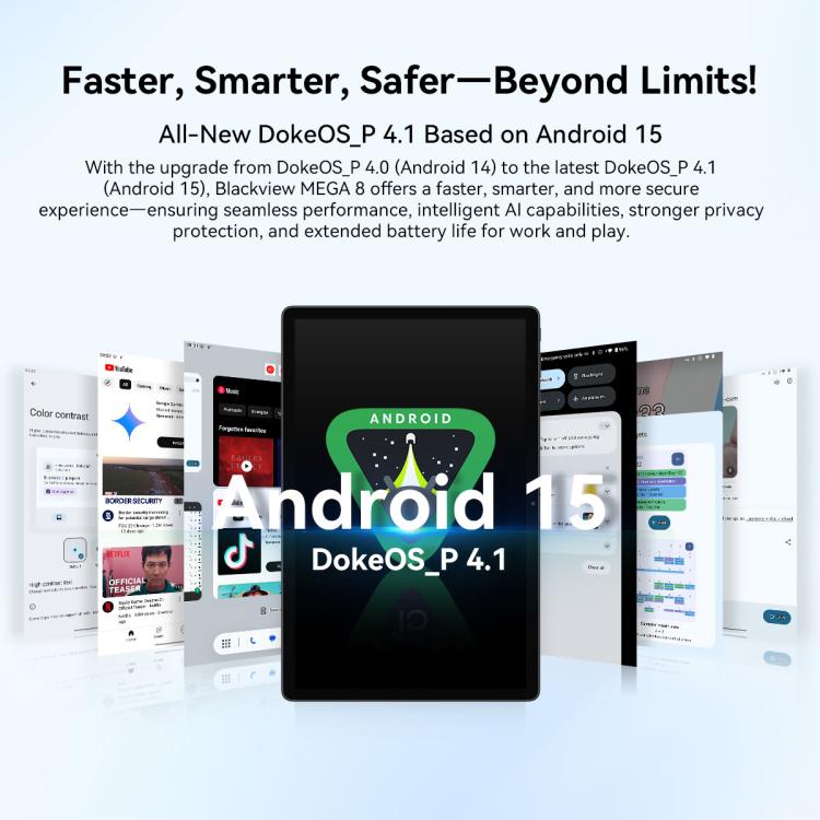 Blackview MEGA 8 Tableta 12GB+512GB 13in FHD+ 90Hz 4G by Blackview