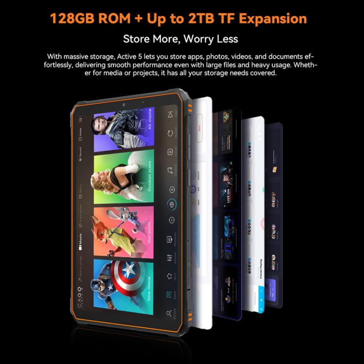 Blackview Active 5 Tablet 8GB+128GB 4G Rugged Android 14