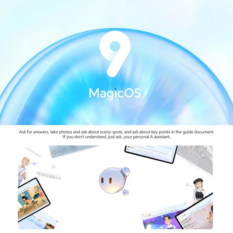 Tableta Honor Pad V9 WiFi de 11,5 pulgadas, 8 GB + 128 GB, MagicOS 9.0, Dimensity 8350 Ultra Octa Core, 8GB+128GB