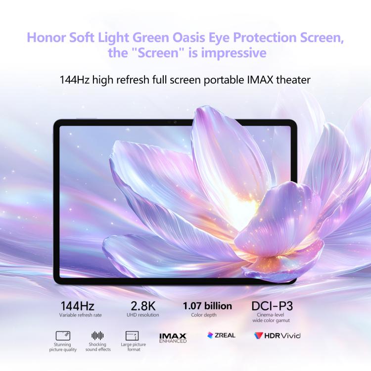 Tableta Honor Pad V9 WiFi de 11,5 pulgadas, 8 GB + 256 GB, MagicOS 9.0, Dimensity 8350 Ultra Octa Core, 8GB+256GB