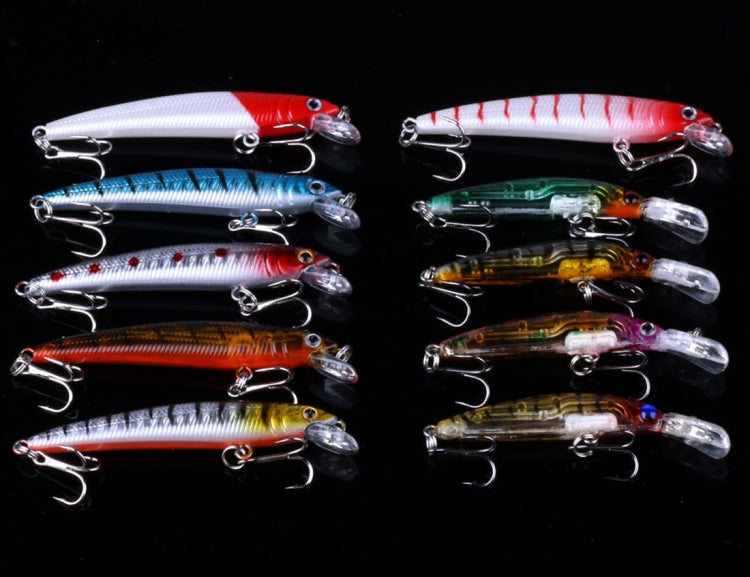 HENGJIA Set056 56 Pcs Señuelos De Pesca Lentejuelas Metalicas 3 A 10 Cm En Caja