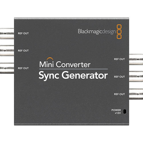 Blackmagic Design Sync Generator Generador de Sincronización Seis Salidas Tri-Sync