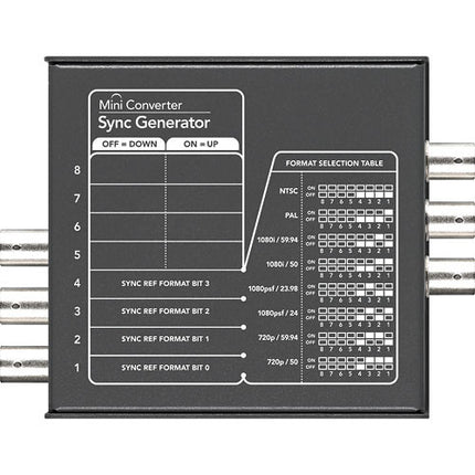 Blackmagic Design Sync Generator Generador de Sincronización Seis Salidas Tri-Sync