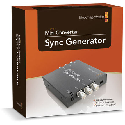 Blackmagic Design Sync Generator Generador de Sincronización Seis Salidas Tri-Sync