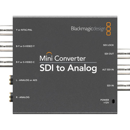 Blackmagic Design Mini Converter SDI a Analógico con Fuente y Garantía