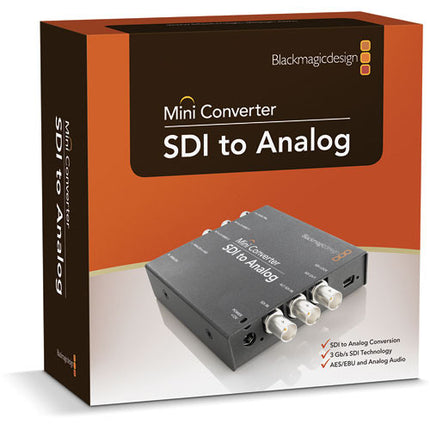 Blackmagic Design Mini Converter SDI a Analógico con Fuente y Garantía