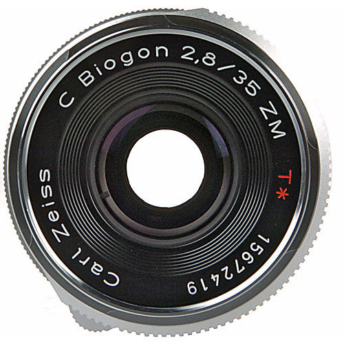 Objetivo ZEISS C Biogon T* 35mm f2.8 ZM lente con enfoque manual y apertura f22
