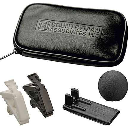 Countryman EMW Micrófono Lavalier Omnidireccional con Respuesta de Frecuencia y Conector XLR 3 Patas Negro