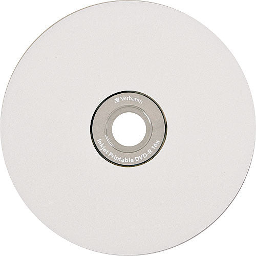 Verbatim DVD-R 4.7GB 16x Discos Imprimibles Inkjet Blanco 50-Pack