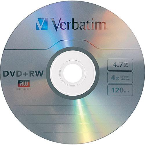 Verbatim DVD+RW 4x Discos Regrabables 10 Unidades Garantía Limitada