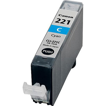 Canon CLI-221 Cartucho de Tinta Cian para Impresoras PIXMA iP3600 870