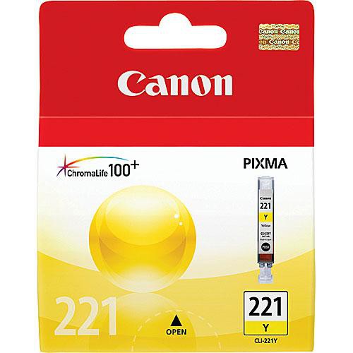 Tinte Amarillo Canon CLI-221 para Impresoras PIXMA Modelos iP3600 y MP620