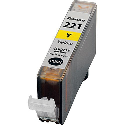 Tinte Amarillo Canon CLI-221 para Impresoras PIXMA Modelos iP3600 y MP620