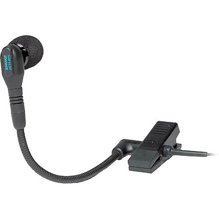 Shure Beta 98H/C Micrófono Miniatura Cardioide Clip Para Instrumentos con Preamp y Conector XLR 132 dB 10 Pies Cable