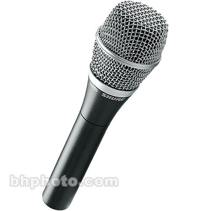 Shure SM86 Micrófono de Mano con Clip Bolsa y Adaptador 5/8 a 3/8