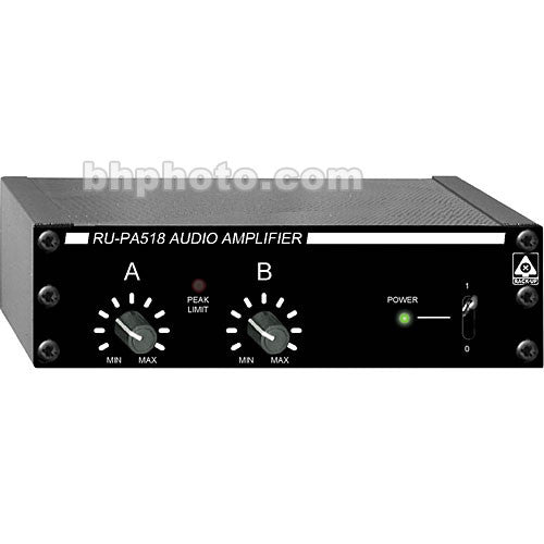 RDL RU-PA518 Amplificador de Audio 9W Estéreo 18W Mono con Limitador