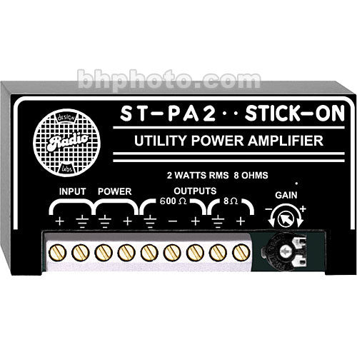 RDL ST-PA2 Amplificador de Audio Mono 2W RMS con Montaje Adhesivo