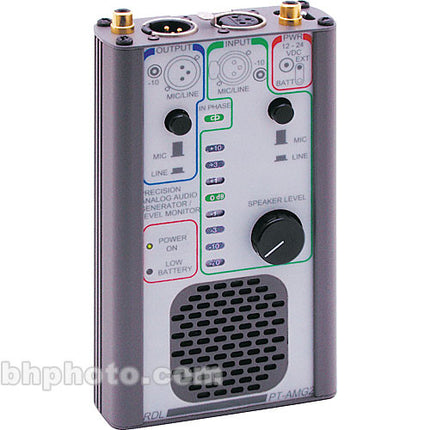 RDL PT-AMG2 Generador de Audio Monitor de Nivel con Stand de Banco