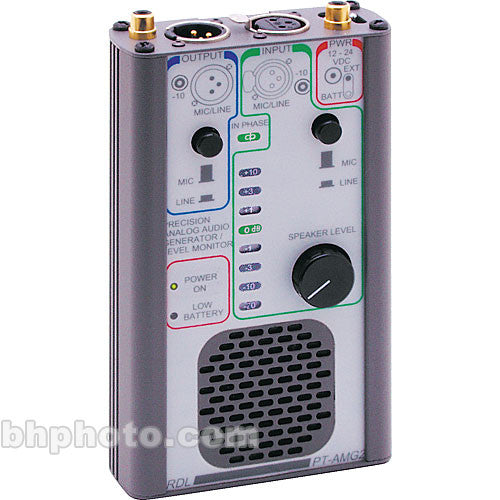 RDL PT-AMG2 Generador de Audio Monitor de Nivel con Stand de Banco