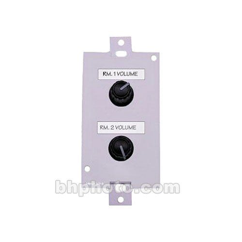 Ashly WR-1 Control Remoto de Volumen Pasivo Montaje en Pared con 2 Potenciómetros