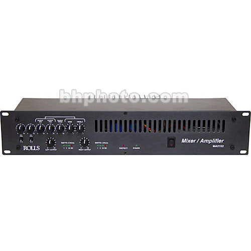 Rolls MA2152 Mixer Amplificador 5 Entradas 70W RMS 2 RU