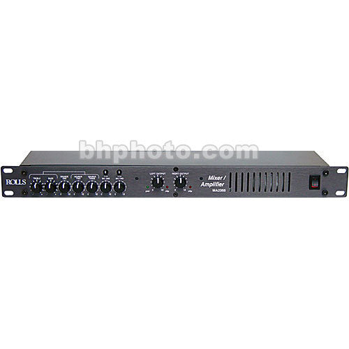 Rolls MA2355 Mezclador Amplificador 5 Entradas XLR RCA Graves Agudos