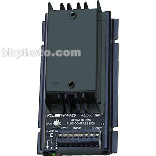 RDL FP-PA20 Amplificador Mono de Audio 20W RMS para Altavoces 8 Ohm