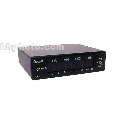 Denecke TC-1 Lector de Código de Tiempo SMPTE EBU con Adaptador AC