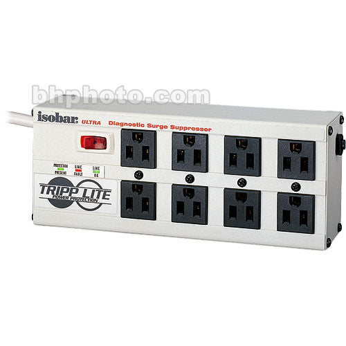 Tripp Lite Isobar Ultra Supresor de Sobretensiones 8 Salidas Cubiertas de Seguridad