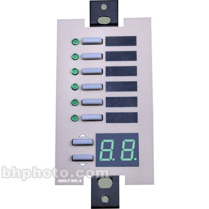Ashly WR-5 Mando Multifunción Programable de Pared con Display LED y 6 Botones