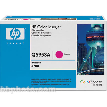 Cartucho de tóner magenta HP 643A para impresora LaserJet 4700
