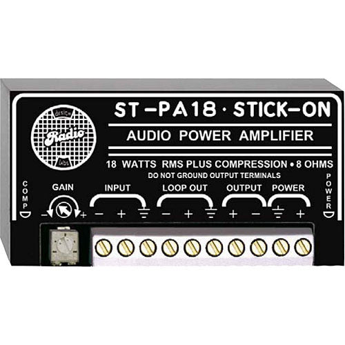 RDL ST-PA18 Amplificador de Audio Mono 18W RMS para Altavoz 8 Ohm