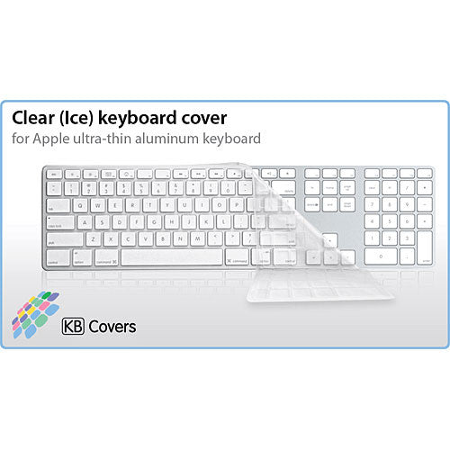KB Covers CV-AK-CLEAR Funda Protectora Transparente para Teclado Ultra Delgado de Apple