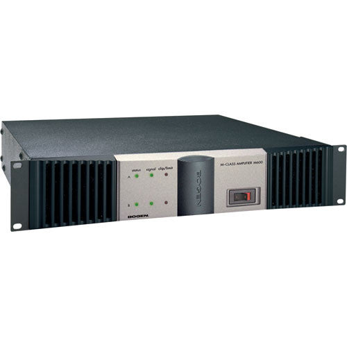 Amplificador de Potencia Bogen M600 M-Class 600W 3 Modos con Rejillas y Filtros