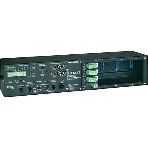 Bogen UTI312 Controlador de Paginas Multizona 12 Zonas Modular