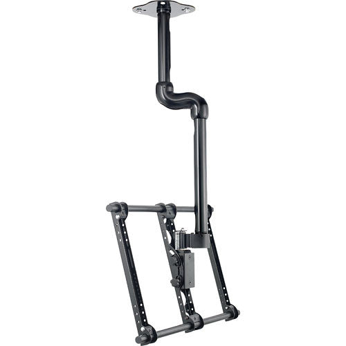 SANUS LC1A Soporte de techo inclinable y giratorio para pantallas 37-70 pulgadas negro 12 y 18 pulgadas de tubo