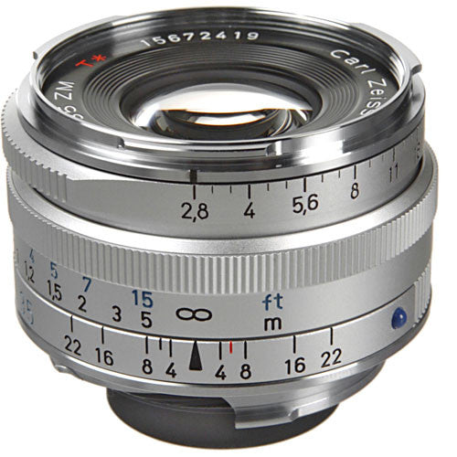 Objetivo ZEISS C Biogon T* 35mm f2.8 ZM lente con enfoque manual y apertura f22