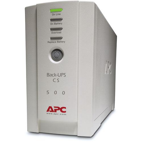 APC Back-UPS CS 500 Protector de Sobretensión y Respaldo 300W 6 Tomacorrientes Beige