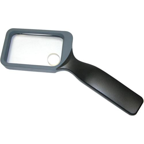 Carson JS-18 Magnificador de Mano 2x con Lente Bifocal 6.5x Compacto