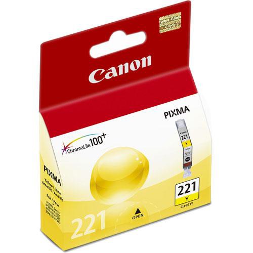 Tinte Amarillo Canon CLI-221 para Impresoras PIXMA Modelos iP3600 y MP620
