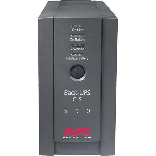 APC Back-UPS CS 500 Protector y Respaldo 300W 500VA 6 Salidas Negro